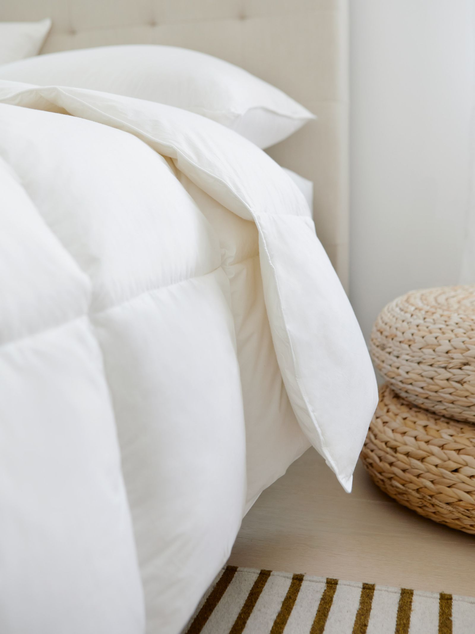 The difference between down and down alternative comforters.