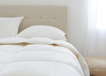 The difference between down and down alternative comforters.